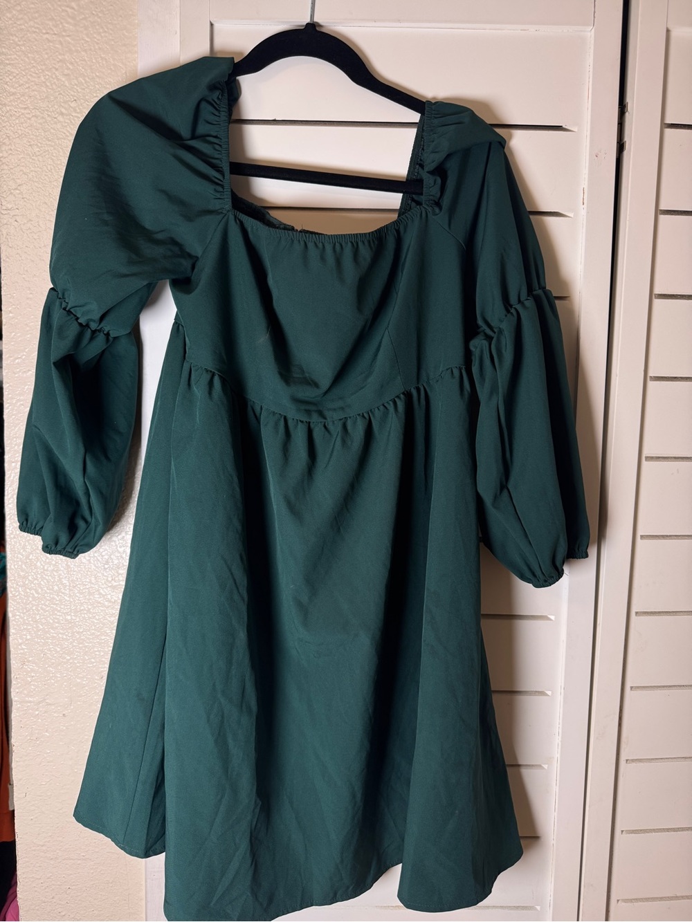 Green dress